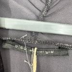 Elsa Esturgie French Designer gray crusted velvet mini dress Black Size undefined Photo 6