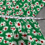 Boohoo Green Daisy Print Ruffle Sleeve Playsuit Romper NWT Size 0P Photo 2