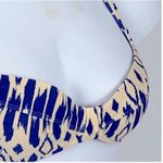 J.Crew Blue & White Underwire Bikini Top 34C – Sweetheart Halter EUC Photo 2
