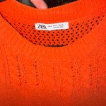 ZARA  knit mini dress open chenille crochet sleeveless a-line tank Photo 8