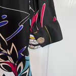 Coral Bay  multicolored 3/4 sleeve tunic blouse size medium Photo 3