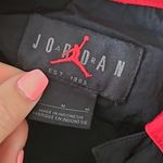 Jordan  Jumpsuit Windbreaker Size Medium Red Black Full Bodysuit move to zero Photo 3