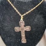 Via Crucis Roma Crucifix featuring scenes on the back 21/2" x 1 1/2 Photo 3