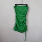 SNDYS x Molly King Nobu Mini Dress Womens 6 Green Strapless Ruched Revolve Party Photo 4