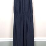 World Market Women’s Floral Metallic Print Boho Split Neck Sleeveless Maxi Dress Size undefined Photo 4