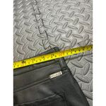 Kancan Kiwi Mid Rise Faux Leather Flare Jeans Pants 30 Black Goth Grunge Rave Photo 5