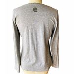 Life is Good Long Sleeve Gray Pullover Crusher Tee Shirt ~ Women's Top Size MED Photo 3