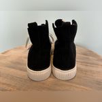 Pep Step Platform Corduroy black lace up sneakers size 8 Photo 4