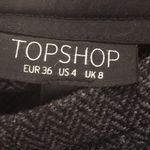 Topshop wool blend chevron skort with belt detail micro mini skirt trend us 4 Photo 5