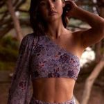 MISA Los Angeles Revolve  Calypso Dress Feathered Floral Size Small NWT Cut Out Photo 5