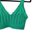 RUE STIIC Mabel Knit Bra Top Sz Small Green Photo 2