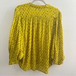 Pilcro Anthropologie The Sidney Yellow Floral Batwing Blouse Size SMALL NWOT Photo 6