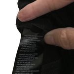 Free People  midnight black vegan suede high rise cropped pull on pants L Photo 7