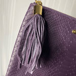 GiGi New York Python Leather Embossed Zip All Photo 2