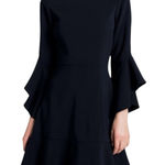 ALC Frank A.L.C. Cassidy Ruffle Flare Sleeve Black Mini Dress 6 Photo 0