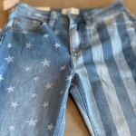 Shyanne  Blue Star and Stripe Wide Leg Jeans Photo 1