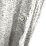 Soft Surroundings  Lacey Embroidered Gray Button-Up Shirt Size Small Photo 13