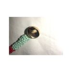 Vera Bradley Beaded Bracelet Turquoise Red Purple Seed Bead Button Closure NEW Photo 3