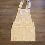 Dollhouse  White Denim Mini Skirt Overalls Size 7 Photo 2