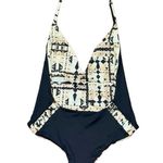 Vitamin A  Bianca Reversible Plunge Cutout One Piece Swimsuit in Sahara Black Photo 11