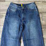 Stylish Blue Wide Leg Women's Jeans Size M Photo 1