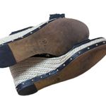 White House | Black Market Black Cutout Leather Sandals Size 8 Photo 5