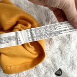 ZARA  Orange Ribbed Halter Ruffle Colorful Summer Beach Crop Top S Photo 3