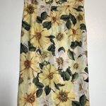 Dolce & Gabbana Camellia Print Silk Blend Charmeuse Pencil Skirt Floral NWOT L Photo 4