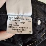 Signature Levi Straus High Waisted Size 10 / 30 Black Denim Shorts Photo 4