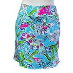 Lilly Pulitzer New Skorts Sway This Way Fairway Twill Bali Blue Women’s Size 00 Photo 0
