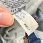 EXPRESS  Blue Super High Rise Distressed Slim Ankle Jeans Womens 2 Raw Hem Denim Photo 10