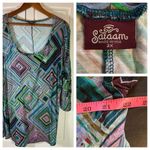 Salaam‎ Top Women's 2X Coastal Grandma Festival Hippie Stretch Comfort Office Size XXL Photo 1
