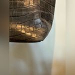 Hartmann Tote Croc Embossed Black Leather Zip close hand/shoulder bag Photo 8