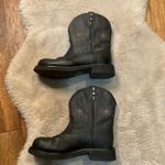 Justin Boots Justin Steel Toe Cowboy Work Boots Size 9 Black Leather WKL9982 Gypsy Waterproof Photo 4