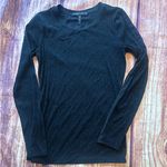 BCBGMAXAZRIA Women’s  Sequins Black Long Sleeve Top Size S Photo 0