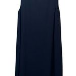 ZARA Basic Navy Blue A Line Dress Fits A L Photo 0