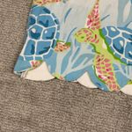 Ana Clare Reversible Dress Womens XXL Scallop Hem Ocean Sea Turtle Resort Wear Blue Photo 4