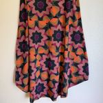 LuLaRoe  Carly T-Shirt Dress XS S M 4 6 8 I0 Black Pink Orange Geometric Floral Photo 12