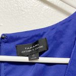 Tahari Blue Short Sleeve Knee Length Dress Photo 7