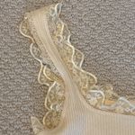 SheIn  Women's Teen Girl Beige Lacey Crop Top Size XS Photo 1