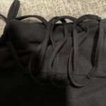 SheIn  Black Lace-Up Vest Blouse M NWT Photo 2