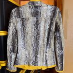 Vintage Lambskin Mustard Yellow Leather Reversible Jacket Size Medium / Large Photo 15