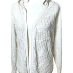 Anthropologie  Moth Open Weave Hooded Longline Cardigan Sweater - size Medium Photo 0