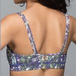 Lululemon Sz 6 Straight Up Workout Athletic Gym Yoga Lounge Floral Sports Bra Photo 2