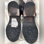 Frye  Natalie Engineer Short Boots Brown Leather Buckle Western Size 6 Boho Chic Photo 8