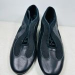 Women Salsera Bachata Black Leather Dance Shoes Size 10 Photo 2