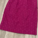 Taylor floral embroidery print ruffle fuschia dress 8 Purple Photo 1