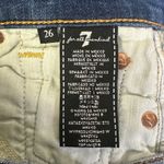 7 For All Mankind  The Ankle Gwenevere Jeans Womens 26 Medium Wash Ankle Stripe Photo 5