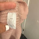 Poof! Blush Knit LS top size large Photo 4