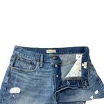 Madewell Dad Jean Short Cut Off Denim Raw Hem Beach Summer size 30 Photo 3